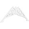 Ekena Millwork Pitch Carrillo Architectural Grade PVC Gable Pediment, 60"W x 27 1/2"H x 1"P (11/12) GPP060X028X100CRL - alternate 1